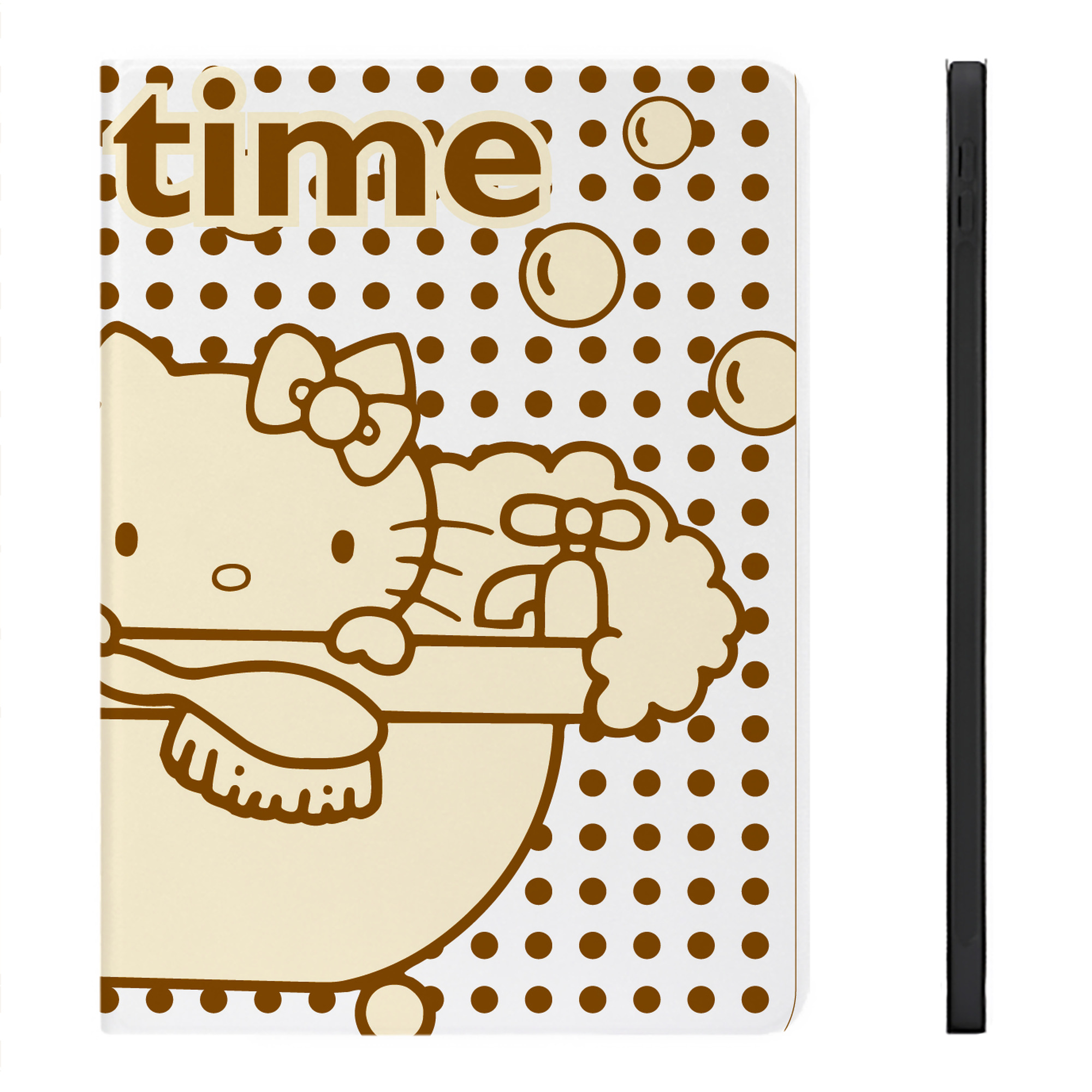 （画像用） Hello Kitty ハローキティ IPadケース ペンホルダー付き ブックスタイルデザイン